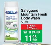 Safeguard Mountain Fresh Body Wash-50ml Each