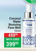 Skinny Tan Coconut Water Bronzing Face Mist-100ml