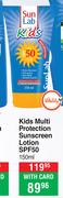 Sun Lab Kids Multi Protection Sunscreen Lotion SPF50-150ml