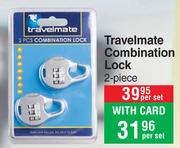 Travelmate Combination Lock 2 Piece-Per Set