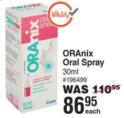 ORAnix Oral Spray 30ml 196499-Each