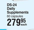 DS-24 Daily Supplements 60 Capsules-Each