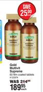 Gold Multivit Supreme 60 Film Coated Tablets 120974-Each