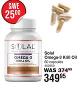 Solal Omega-3 Krill Oil 60 Capsules 52959