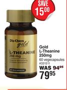 Gold L-Theanine 250mg 60 Vegecapsules 331511