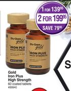 Gold Iron Plus High Strength 60 Coated Tablets 89940-For 1