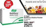 A.Vogel Multiforce Alkaline Powder 30 Sachets 85594-Each
