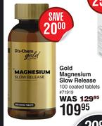 Gold Magnesium Slow Release 100 Coated Tabkets-71919