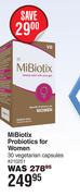 MiBiotix Probiotics For Women 30 Vegetarian Capsules 210251