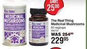 The Real Thing Medicnal Mushrooms 89101-60 Vegicaps
