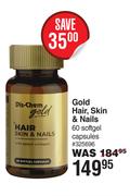 Gold Hair, Skin & Nails 325695-60 Softgel Capsules