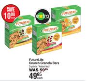 Future Life Crunch Granola Bars (5-Pack) Assorted-Each