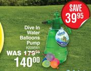 Dive In Water Balloons Pump