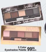 Beauty Treats 5 Color Eyeshadow Palette-Each