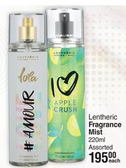 Special Lentheric Fragrance Mist Assorted 220ml Each m.guzzle .za