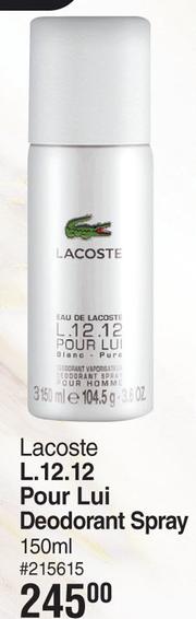 Lacoste perfume dischem best sale