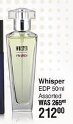 Whisper EDP ASsorted-50ml