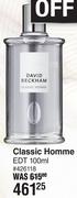 David Beckham Classic Homme EDT-100ml