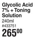 The Ordinary Glycolic Acid 7% + Toning Solution-240ml