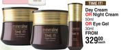 Mineraline Time It Day Cream Or Nigh Cream 50ml Or Eye Gel 30ml-Each