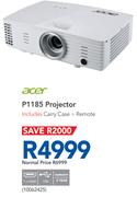Acer P1185 Projector