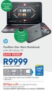HP Pavillion Star Wars Notebook With Windows 10+ K4203H USB Modem-On A 1GB Data Price Plan