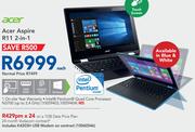 Acer Aspire R11 2-In-1+K4203H USB Modem-On A 1GB Data Price Plan