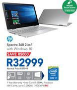 HP Spectre 360 2-In-1 With Windows 10