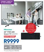 Hisense 60" FHD Smart LED TV 60K390