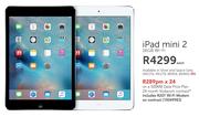 Apple iPad Mini 2 16GB Wi-Fi-R207 Wi-Fi Modem-On A 500MB Data Price Plan