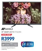 Sansui 39" Smart LED TV STY0639BS