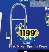 Sink Mixer Spring Type