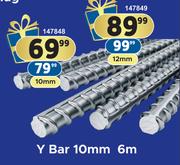 Y Bar 12mm 6m