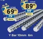 Y Bar 10mm 6m