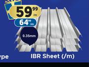 IBR Sheet 0.35mm-Per m