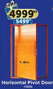 Horizontal Pivot Door 1.2m