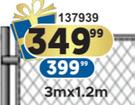 Diamond Gate Double 3m x 1.2m