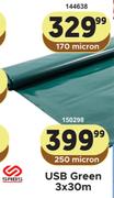 USB Green 3 x 30m 250 Micron
