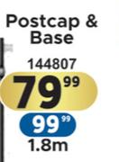 Postcap & Base 1.8m
