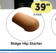 Roof Tiles X-Yard Ridge Hip Starter-Per 1000