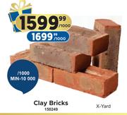 Clay Bricks-Per 1000