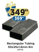 Rectangular Tubing 50 x 25 x 1.6mm x 6m