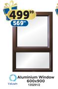 Valuwin Aluminium Window 600 x 900