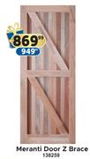 Meranti Door Z Brace