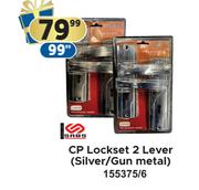 CP Lockset 2 Lever (Silver/Gun Metal)