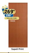 Sapeli Print (Hollow Core)