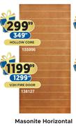 Masonite Horizontal (1/2H Fire Door)