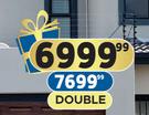 Steel Sectional Garage Door (Double)