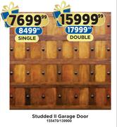 Studded II Garage Door (Single)