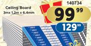 Ceiling Board 3m x 1.2m x 6.4mm